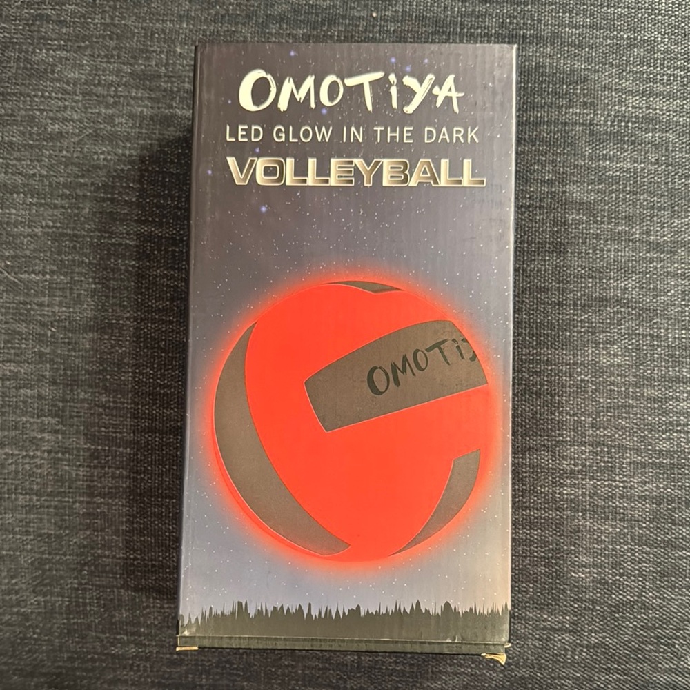 Red LED Glow in the Dark Volleyball